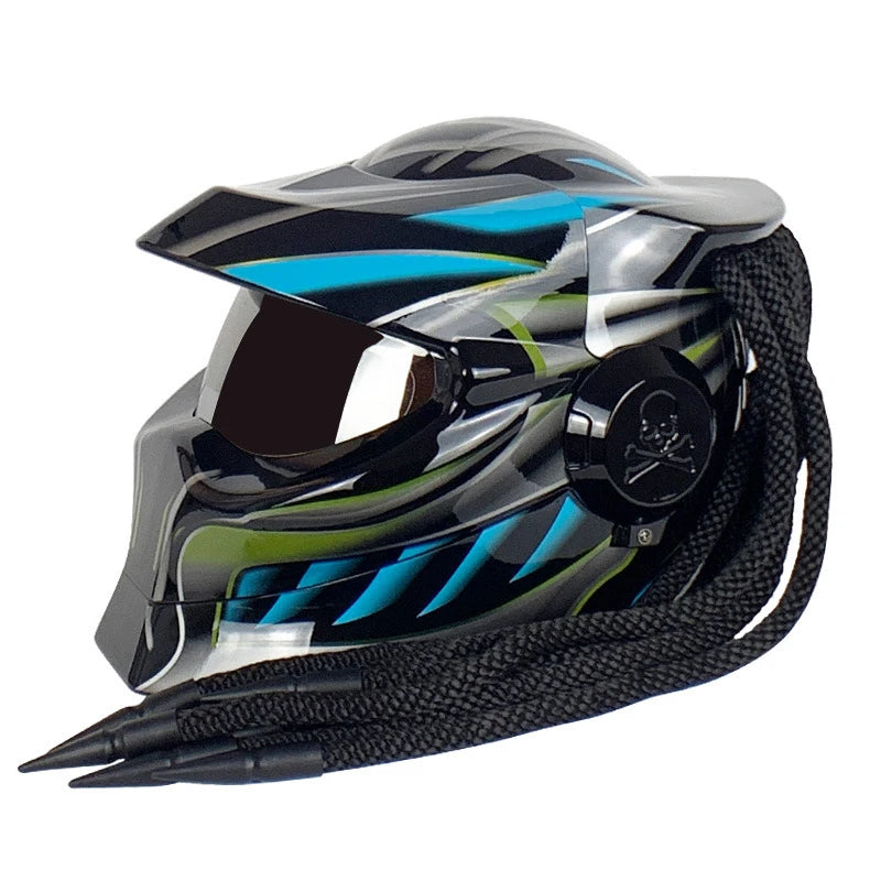 Full Face Predator Motorcycle Helmets for Motorbike Riding
