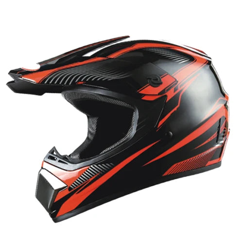 Motorcycle Helmet with Bluetooth Headset | Cutting-edge Motor Cross Helmet - Stay Connected & Protected