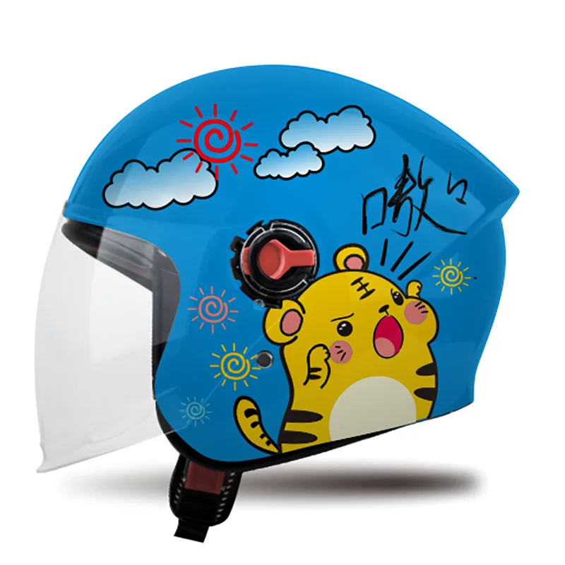 Newest Full-face Personal Protective Helmet Kids Bike Helmet 7-15 Years Old Child Safety Motorcycle Kids Helmet