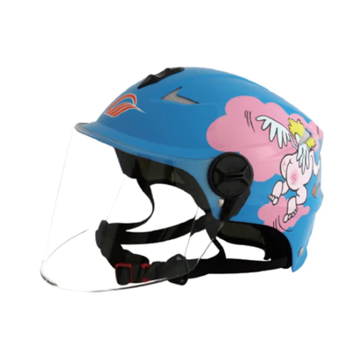 Portable Folding Bicycle Helmet, City Open Face Motorcycle Helmet
