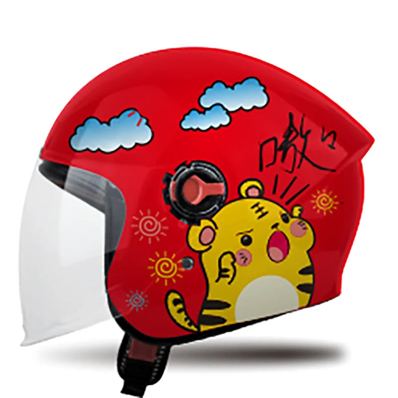 Newest Full-face Personal Protective Helmet Kids Bike Helmet 7-15 Years Old Child Safety Motorcycle Kids Helmet