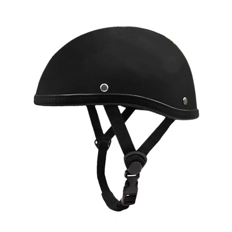 Classic Open Face Half Helmet for Motorcycles Made of Durable ABS Material