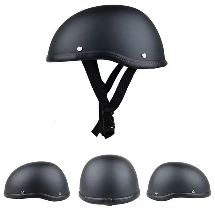 Classic Open Face Half Helmet for Motorcycles Made of Durable ABS Material