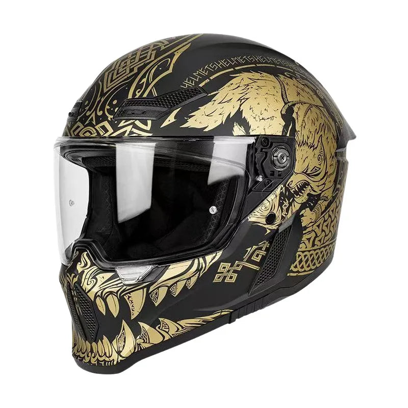 Skull Helmet DOT Full Face Racing Helmet